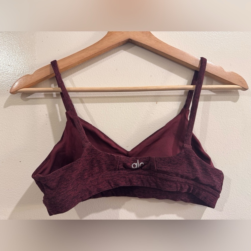 ALO Yoga Maroon Bralette - Picture 6 of 9